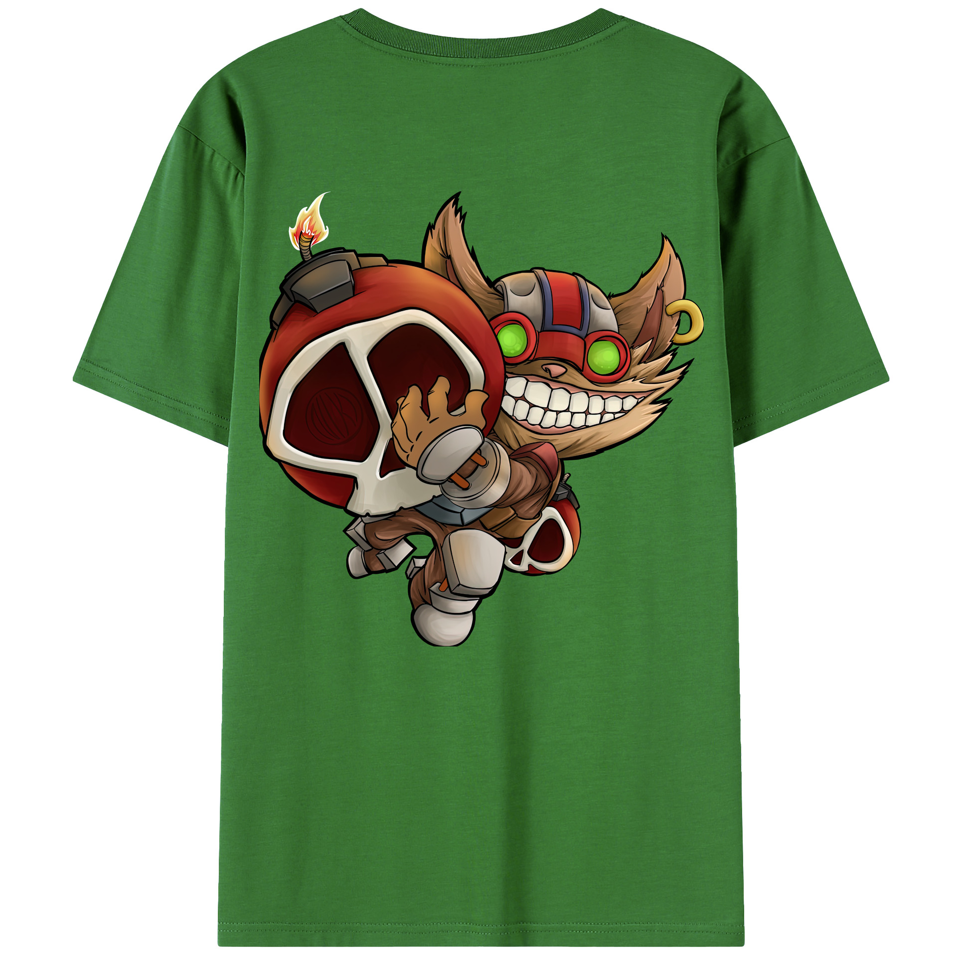 リーグ・オブ・レジェンド League of Legends LOL レディース半袖Tシャツ(バックプリント)